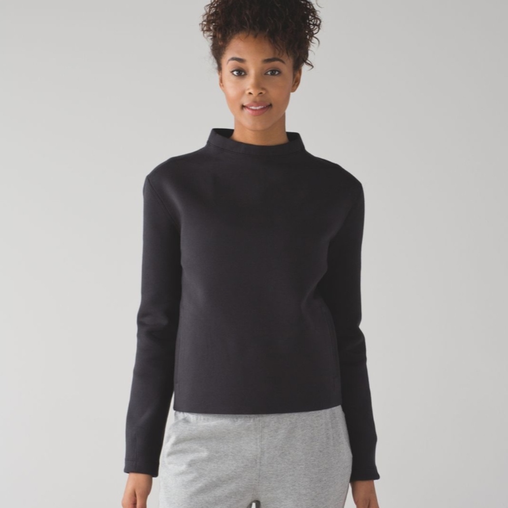 Lululemon City Bound Turtleneck - Heathered Black